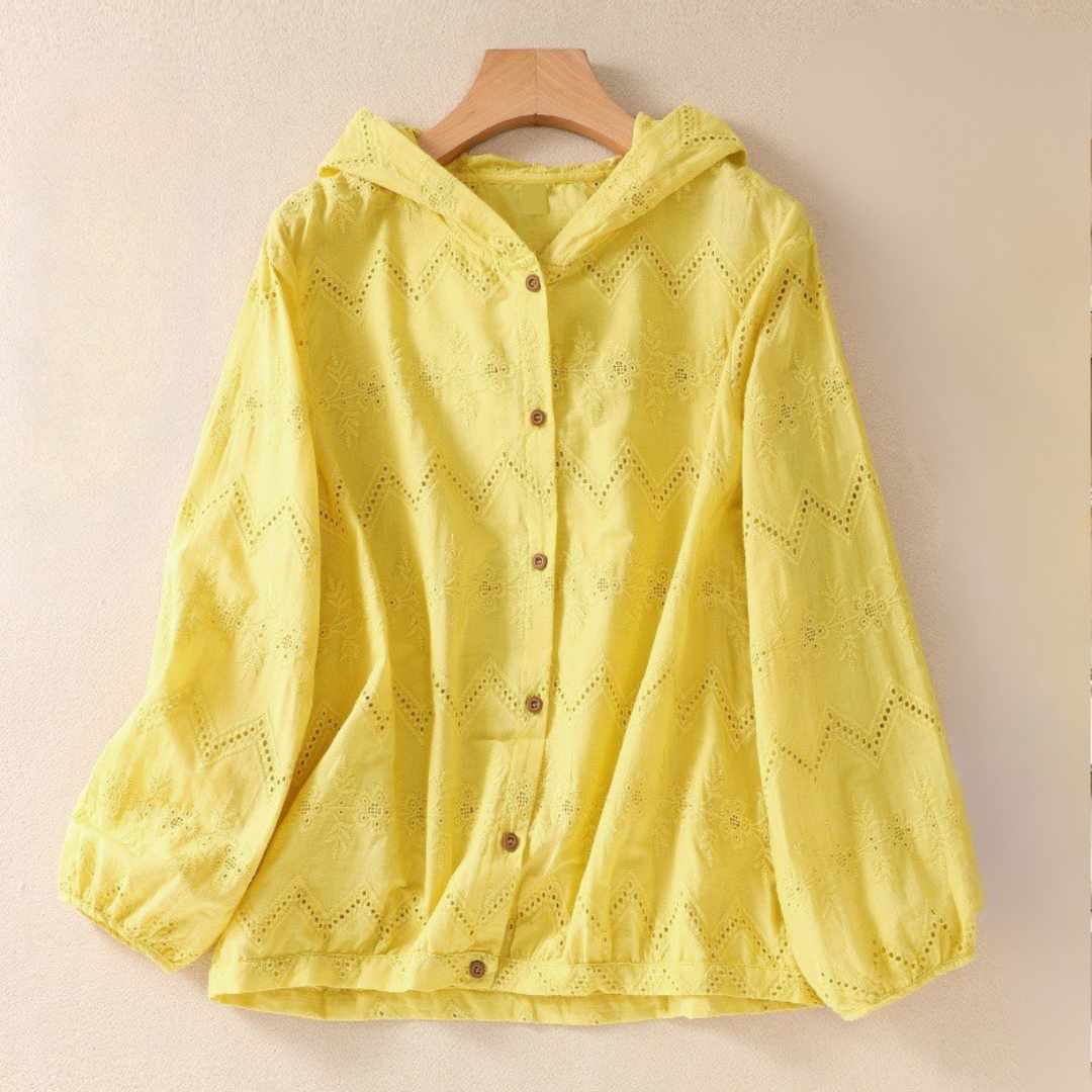 Sudadera de Lino Hazel: Comodidad y Estilo Atemporal para tu Look Diario