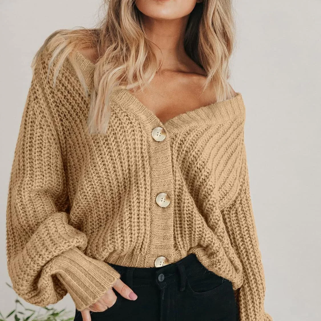Cardigan Jaya: Elegancia y Comodidad con Botones para un Estilo Sofisticado