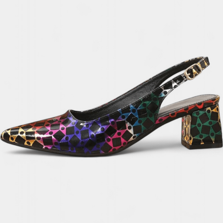 Agnes | Elegantes Tacones Geométricos Altos para un Estilo Sofisticado y Confortable