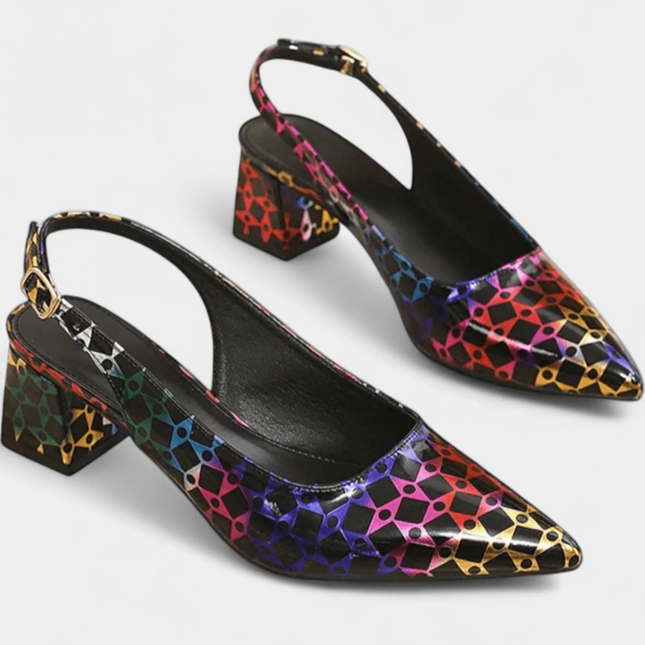 Agnes | Elegantes Tacones Geométricos Altos para un Estilo Sofisticado y Confortable