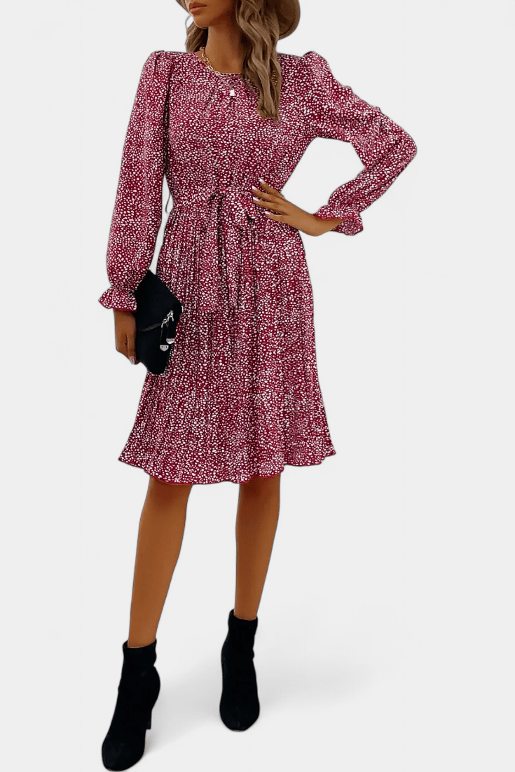 Agnes | Plisado de Leopardo