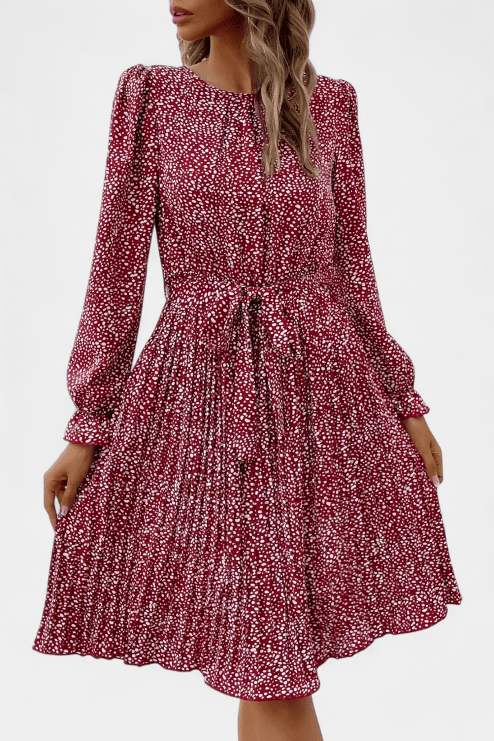 Agnes | Plisado de Leopardo