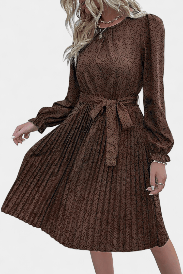 Agnes | Plisado de Leopardo