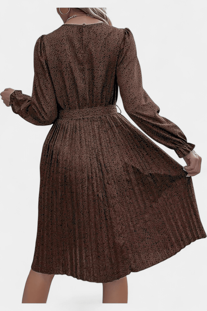 Agnes | Plisado de Leopardo