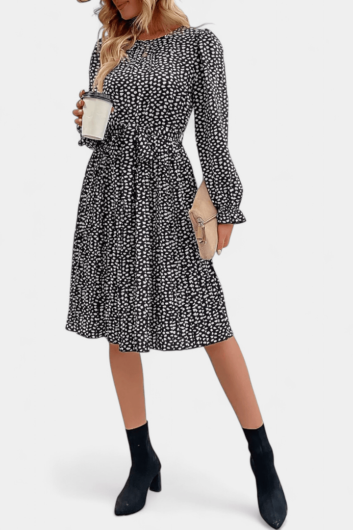 Agnes | Plisado de Leopardo