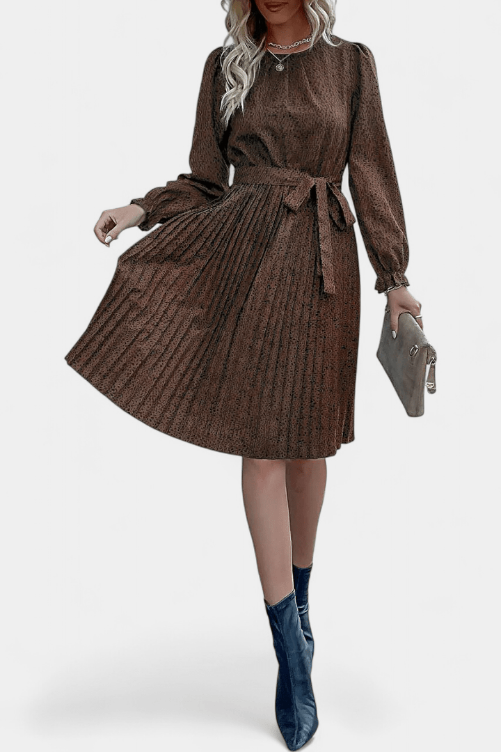 Agnes | Plisado de Leopardo