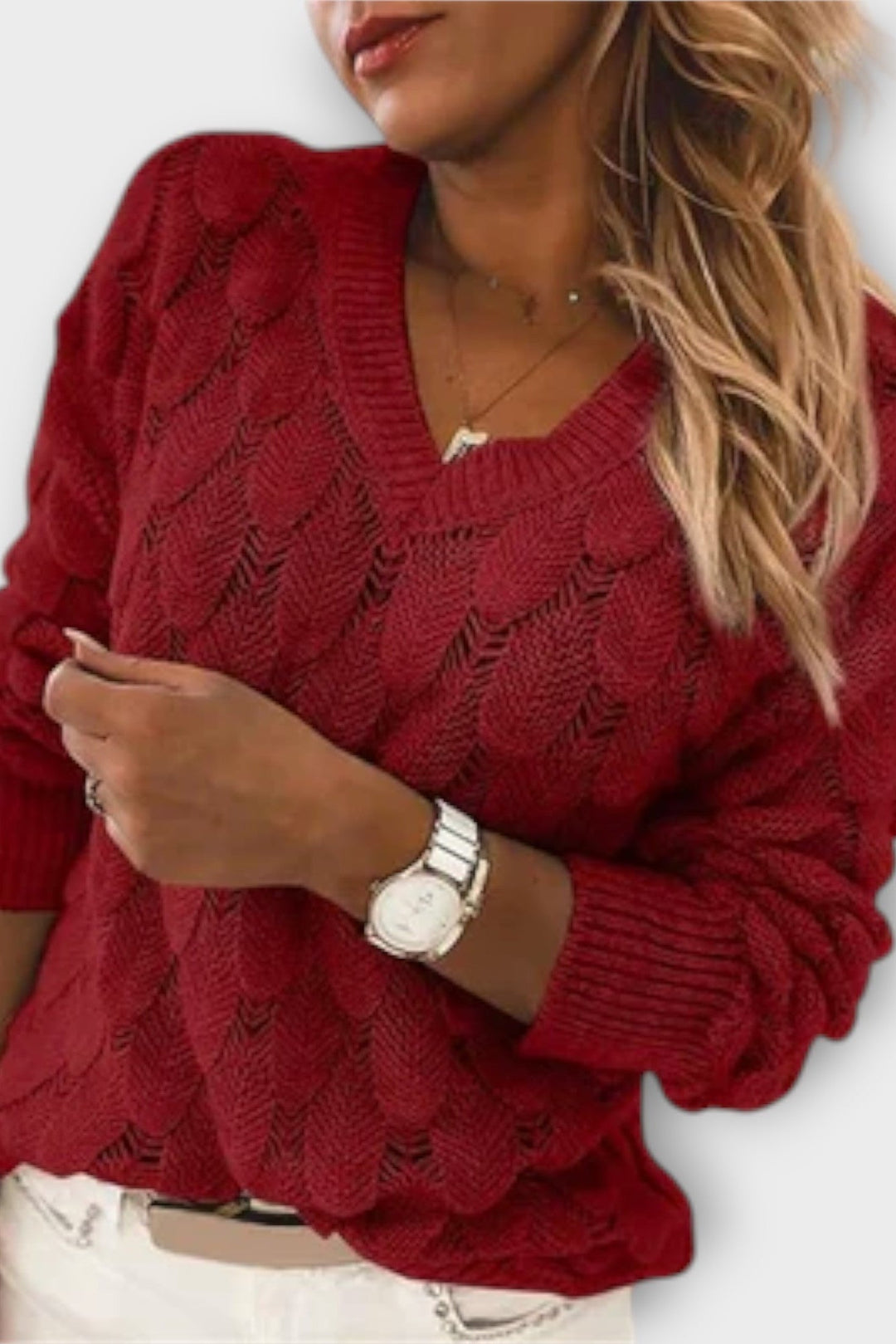 Agnes | Suéter con escote en V