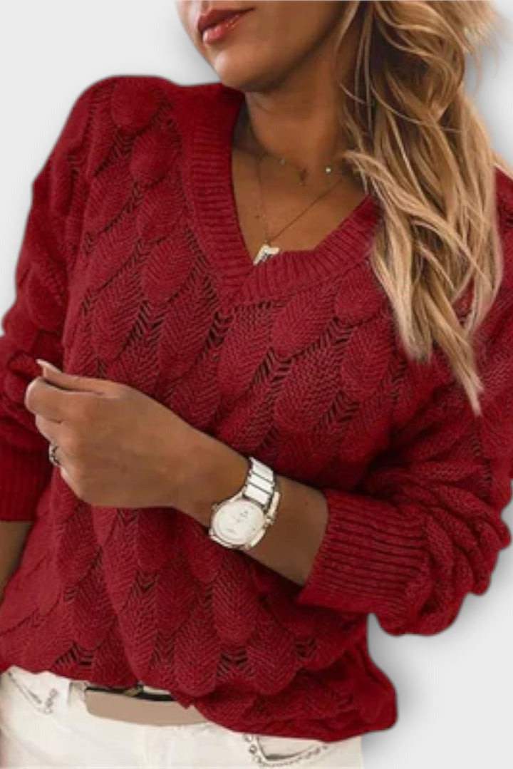 Agnes | Suéter con escote en V