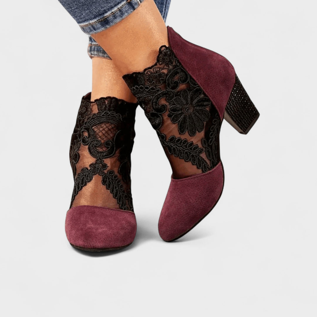 Alaine | Elegantes Tacones de Flores para Brillar en Cada Ocasión