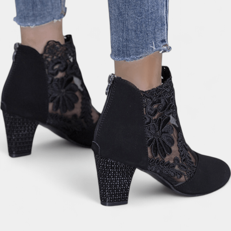 Alaine | Elegantes Tacones de Flores para Brillar en Cada Ocasión