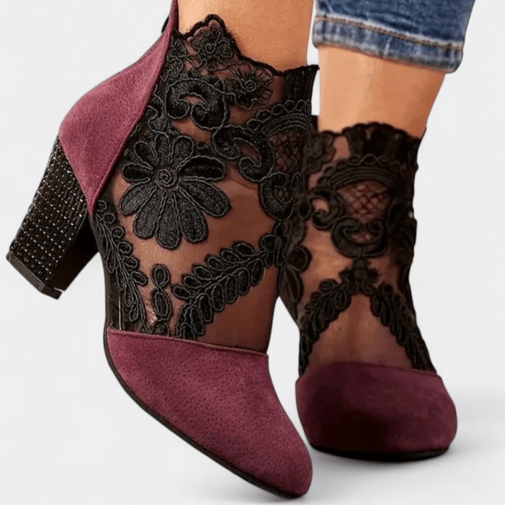 Alaine | Elegantes Tacones de Flores para Brillar en Cada Ocasión