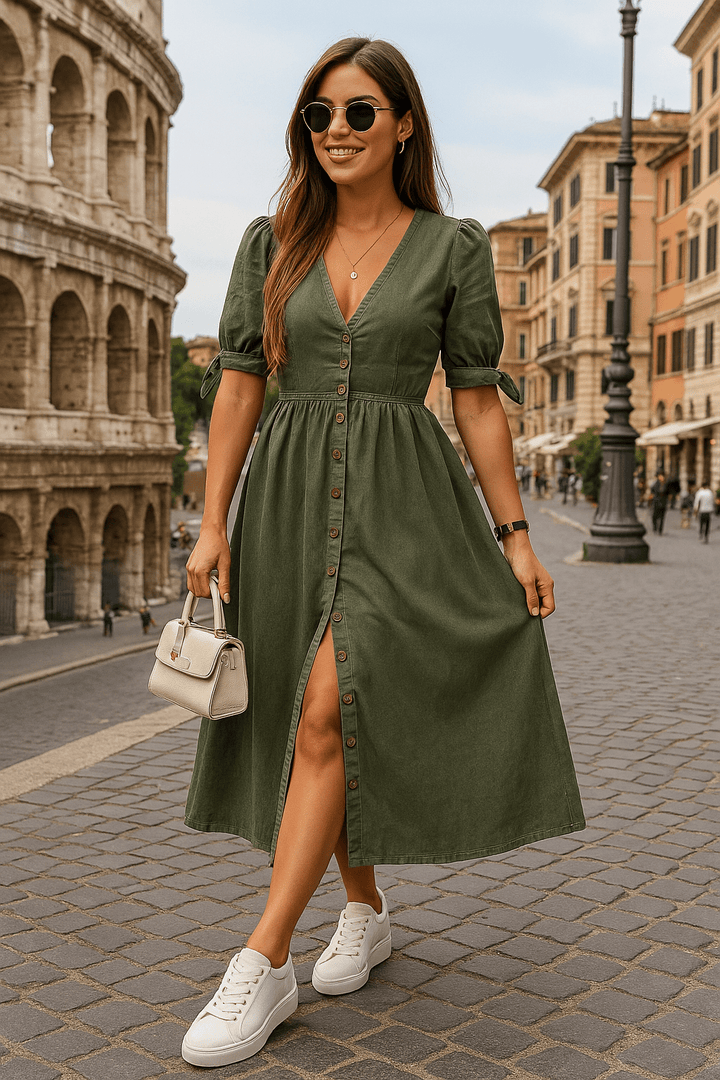 Alma Denim Dress: Effortless Style and Comfort for Every Occasion