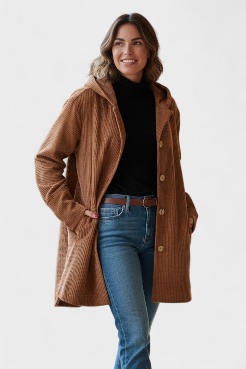 Amalie™ | Chaqueta de terciopelo elegante con diseño lujoso