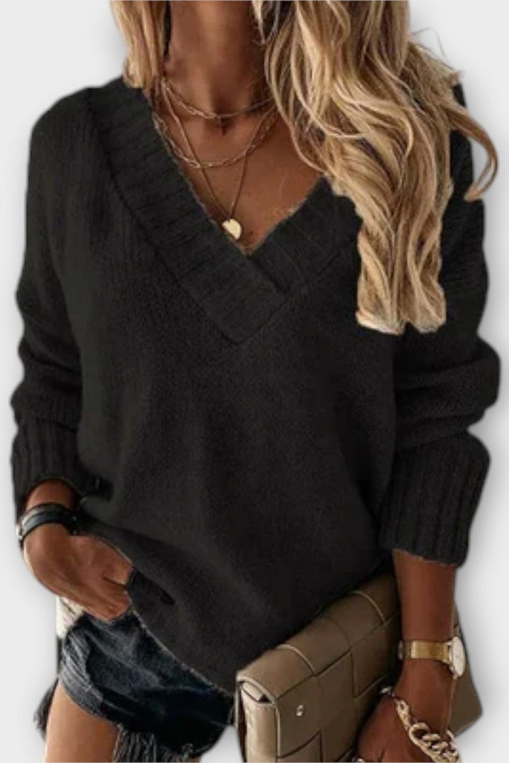 Anette | Suéter con Cuello en V