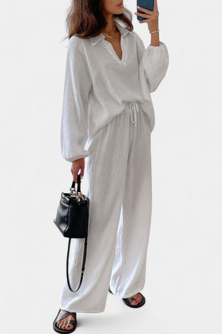 Asta Long Sleeve Set - Elevate Your Style with Comfort and Versatility