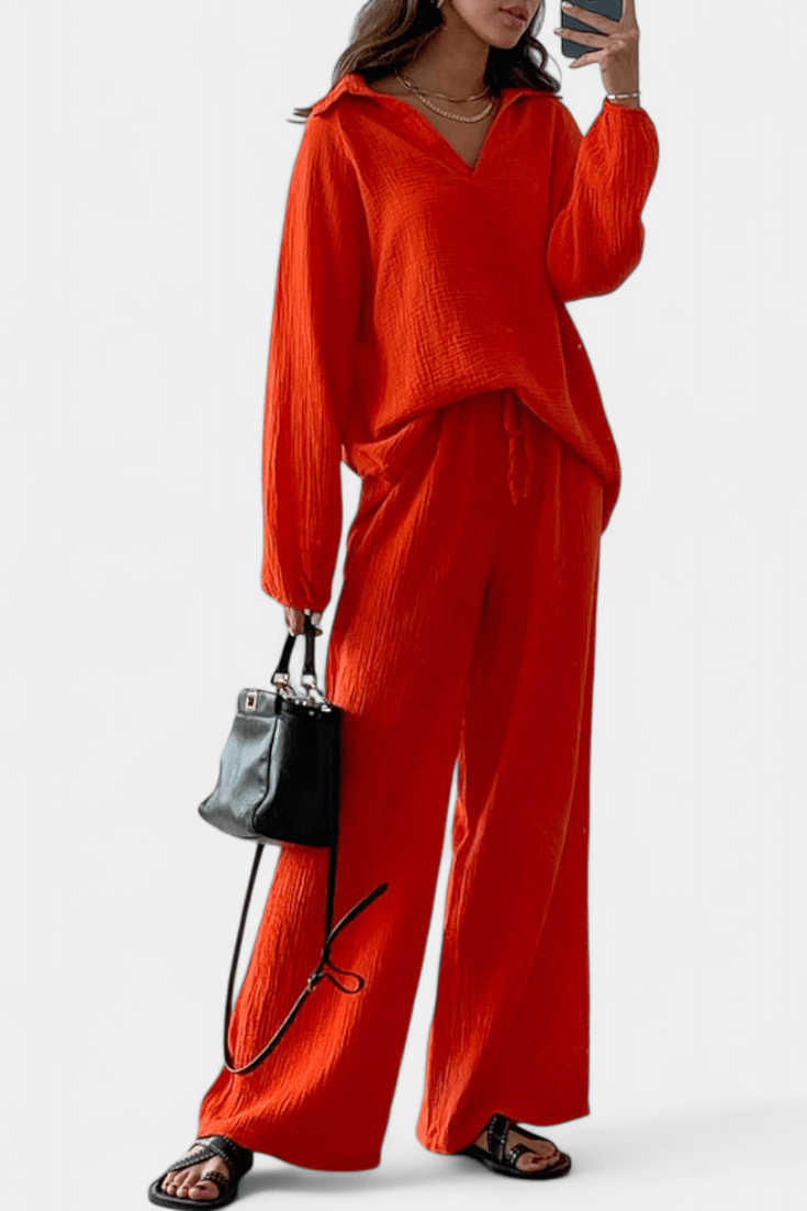 Asta Long Sleeve Set - Elevate Your Style with Comfort and Versatility