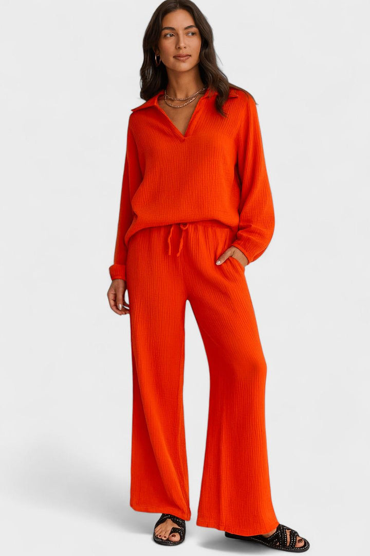 Asta Long Sleeve Set - Elevate Your Style with Comfort and Versatility