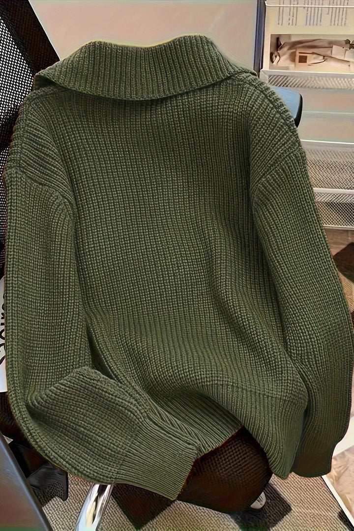 Astrid Olive Green Cardigan - Cozy Style for Effortless Elegance