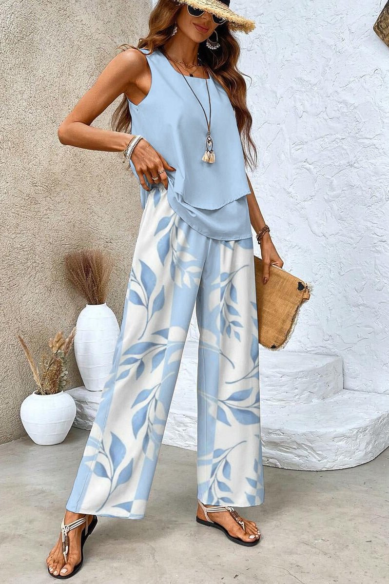 Augusta Blue Set - Elevate Your Style with Effortless Elegance