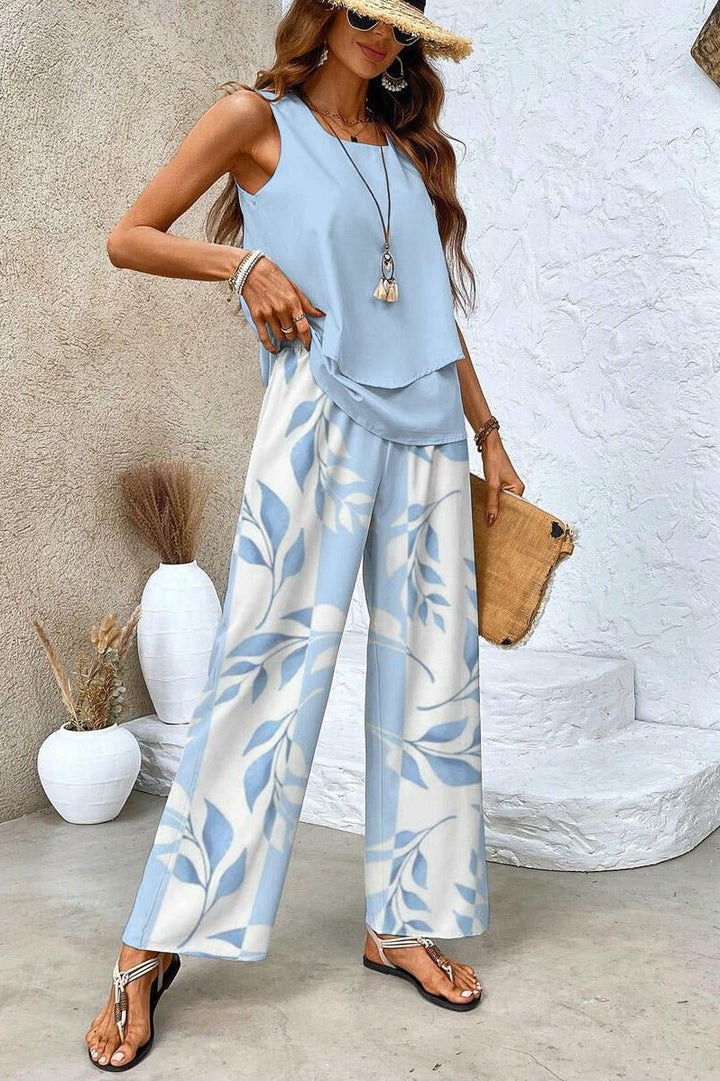 Augusta Blue Set - Elevate Your Style with Effortless Elegance