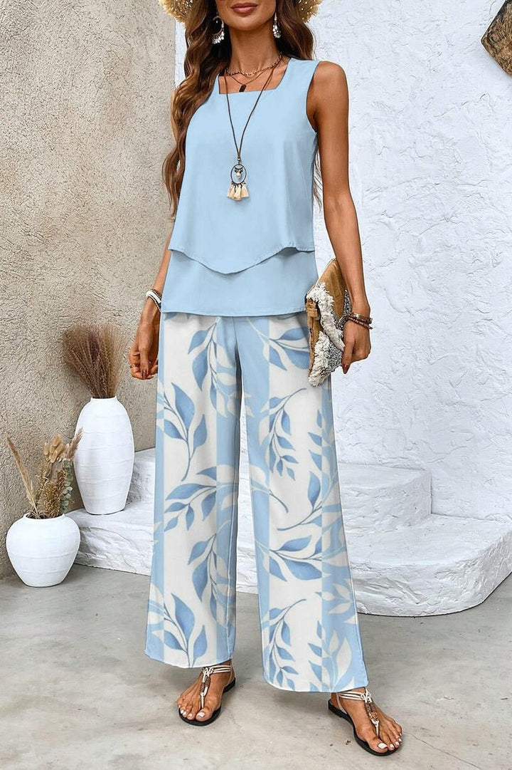 Augusta Blue Set - Elevate Your Style with Effortless Elegance