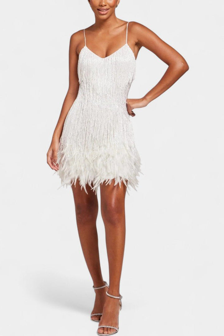 Bodil | Mini Plume Dress