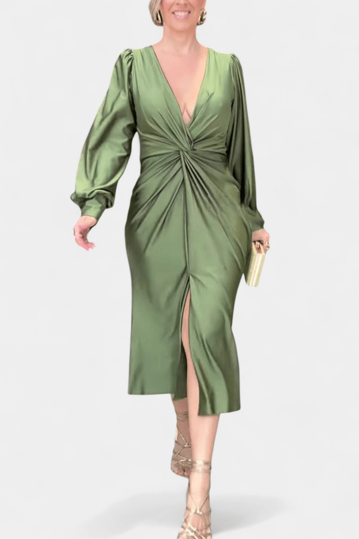 Bodil | Vestido Atemporal con Escote en V