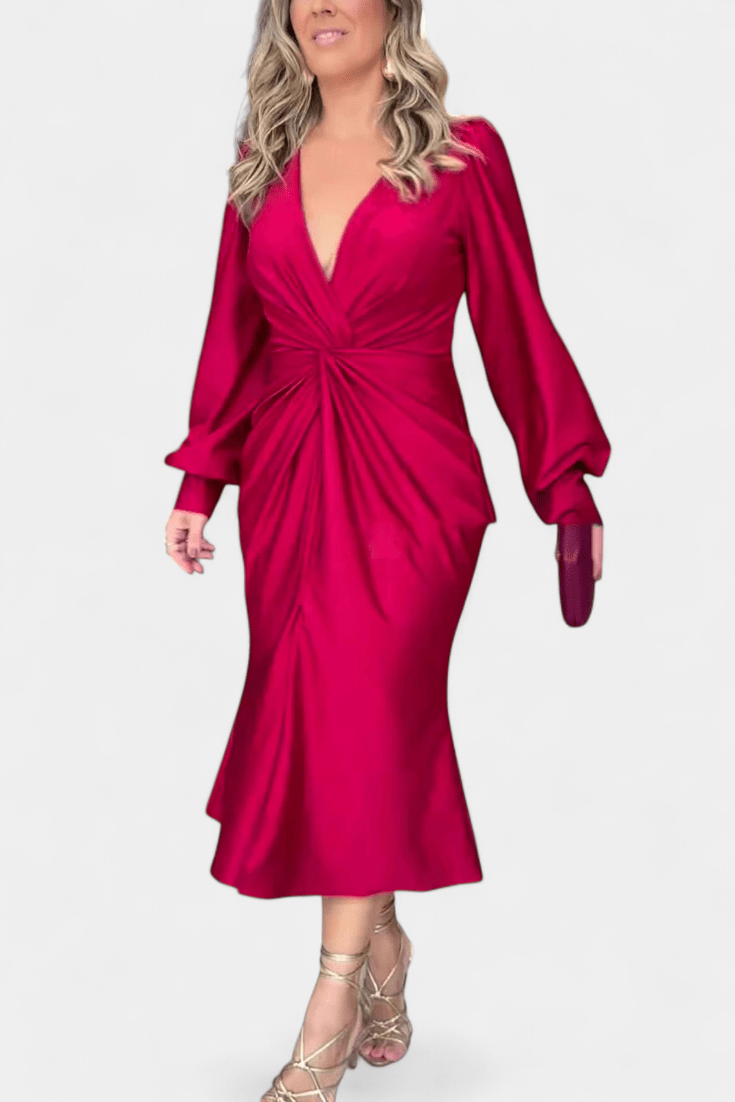 Bodil | Vestido Atemporal con Escote en V