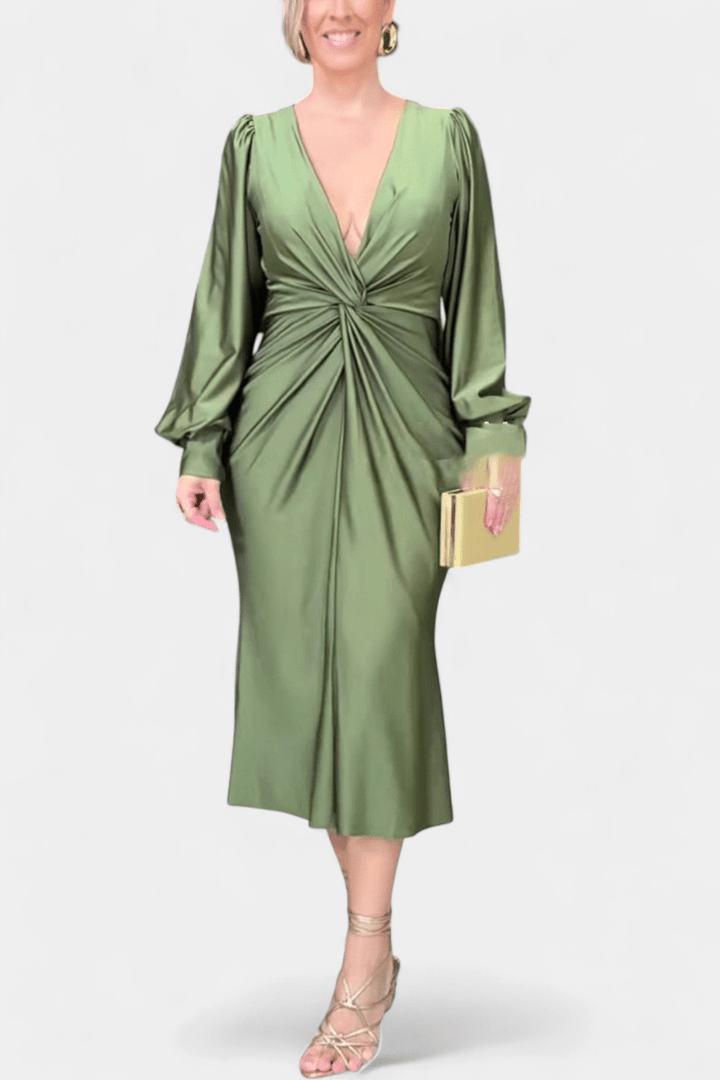 Bodil | Vestido Atemporal con Escote en V