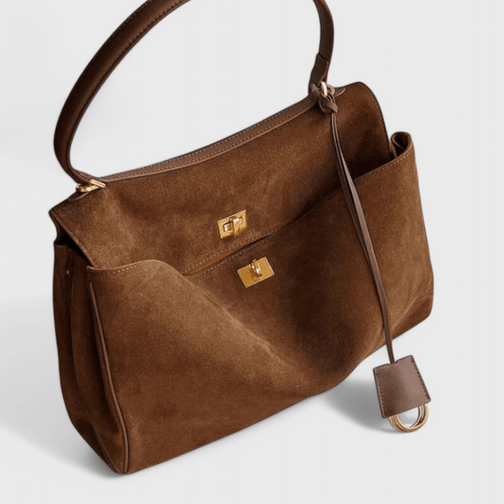 Cecilie | Elegante Bolso con Cierre Dorado para Brillar en Cada Ocasión