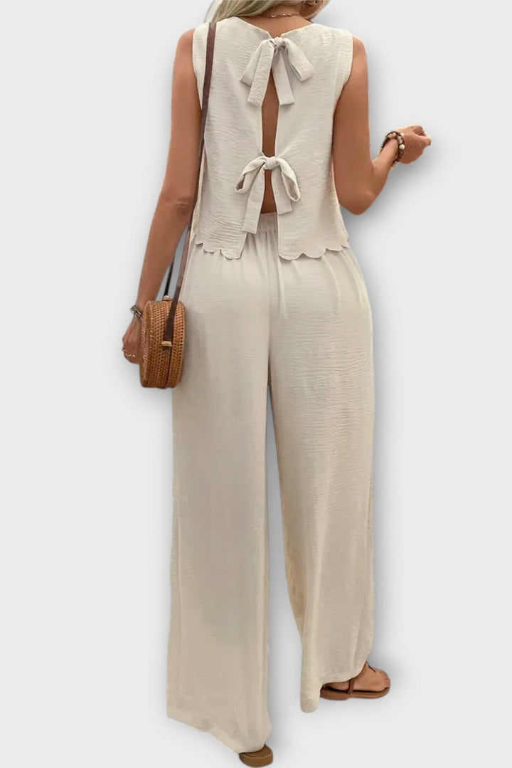 Clara Sleeveless Set - Effortless Style and Comfort for Every Occasion