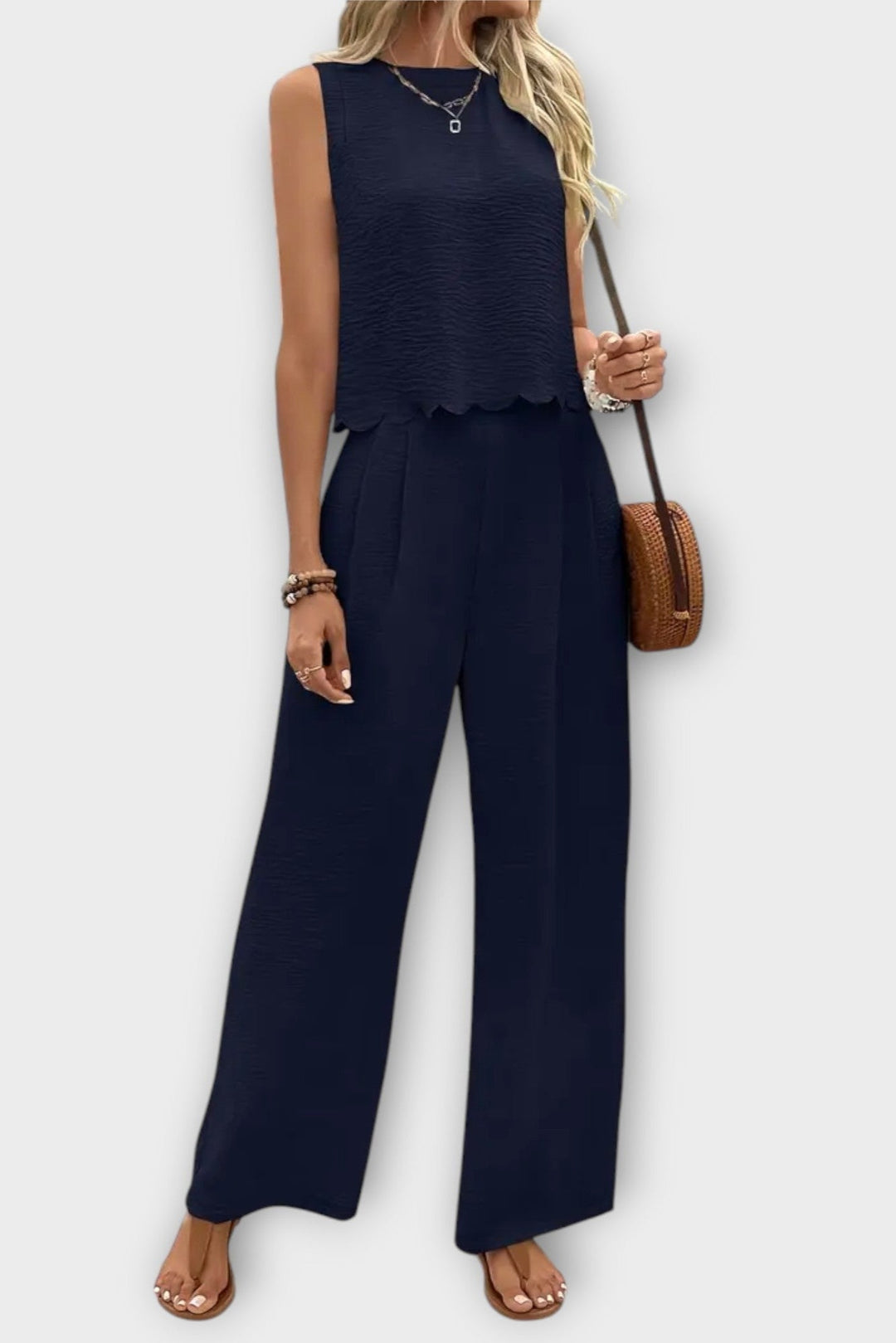 Clara Sleeveless Set - Effortless Style and Comfort for Every Occasion