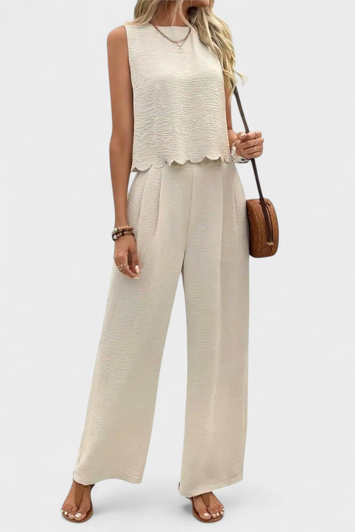 Clara Sleeveless Set - Effortless Style and Comfort for Every Occasion