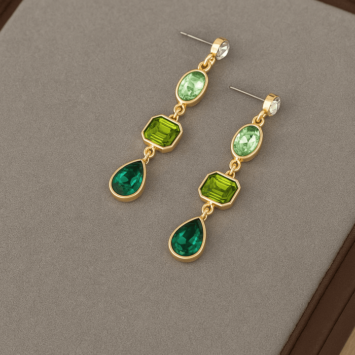 Pendientes Verdes Ditte: Elegancia Natural para Realzar tu Estilo
