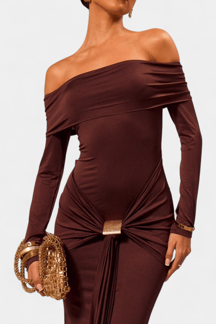 Ditte | Maxi Off-Shoulder Dress