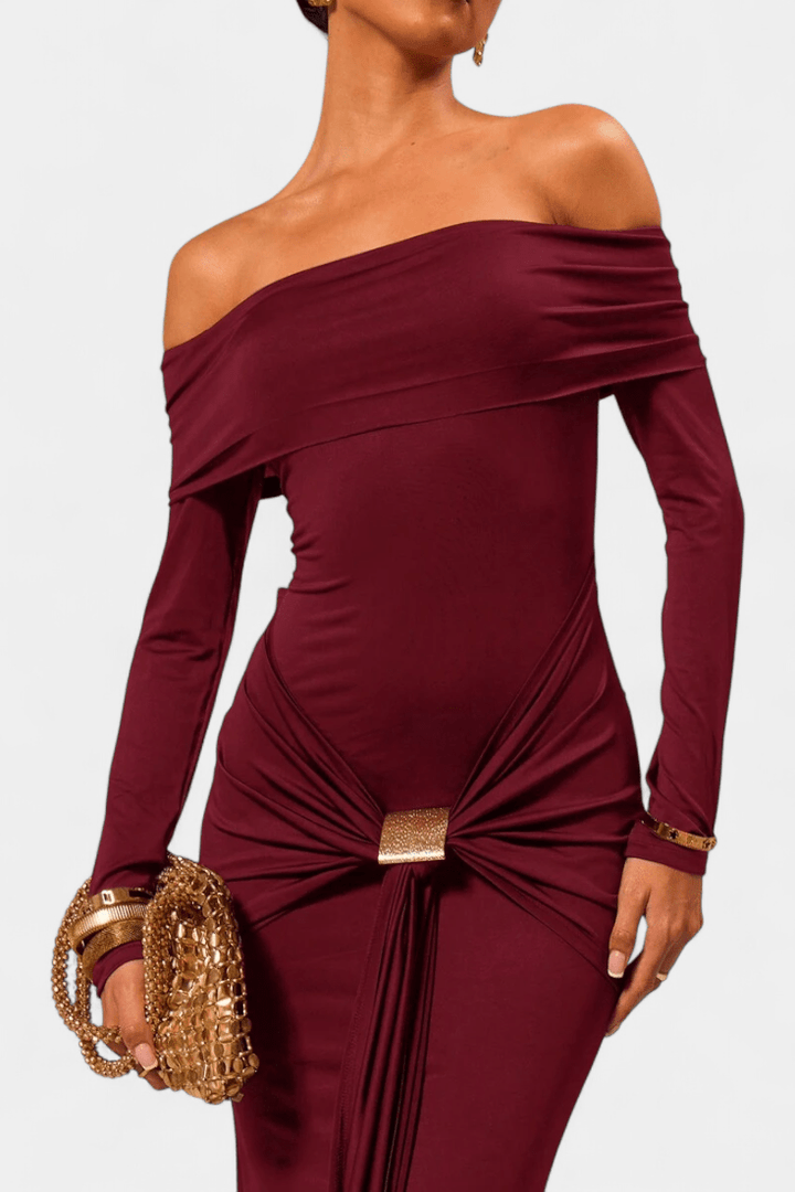 Ditte | Maxi Off-Shoulder Dress