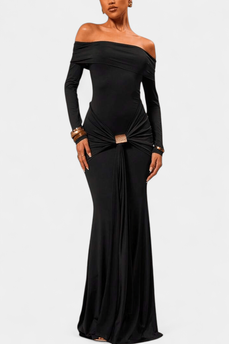 Ditte | Maxi Off-Shoulder Dress