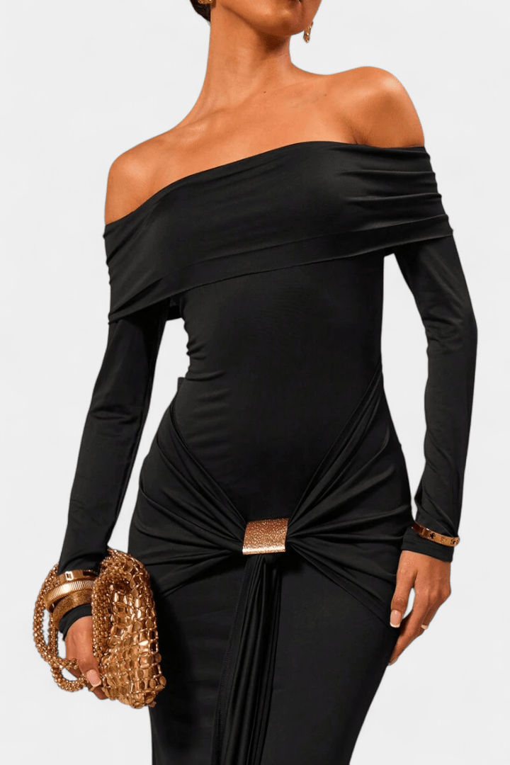 Ditte | Maxi Off-Shoulder Dress