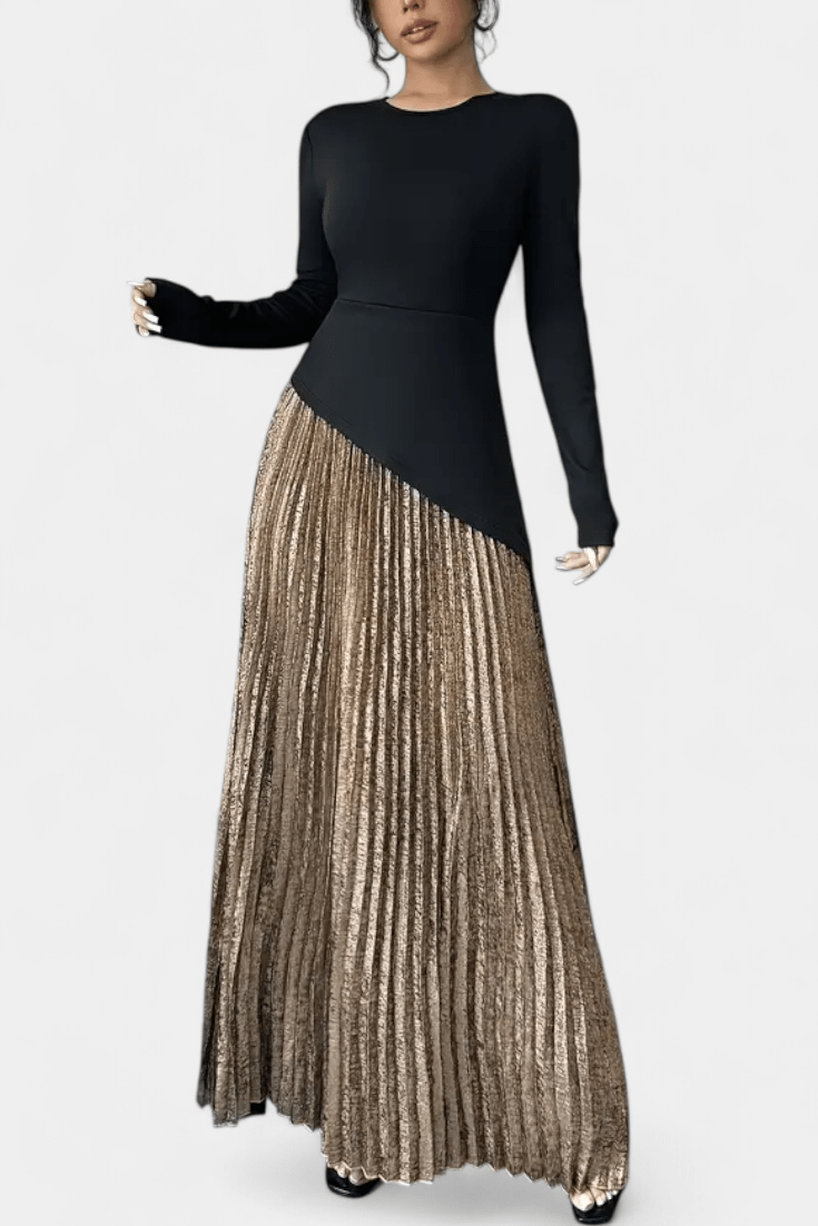 Elin | Vestido de Color en Bloques