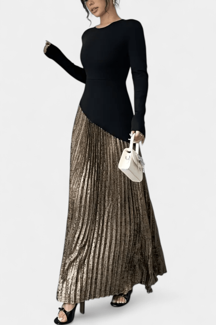 Elin | Vestido de Color en Bloques