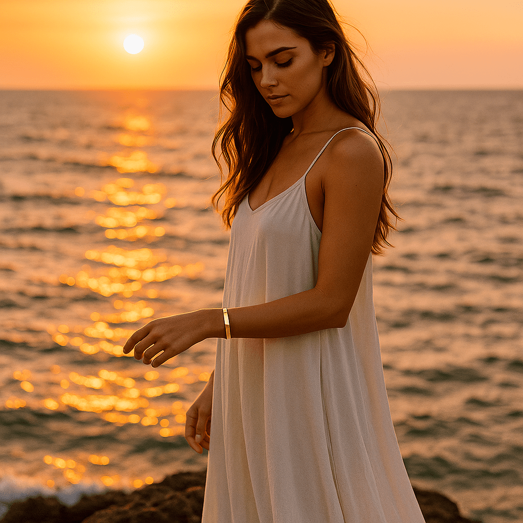 Pulsera Ella de Oro Laminado: Elegancia y Brillo para Cada Ocasión