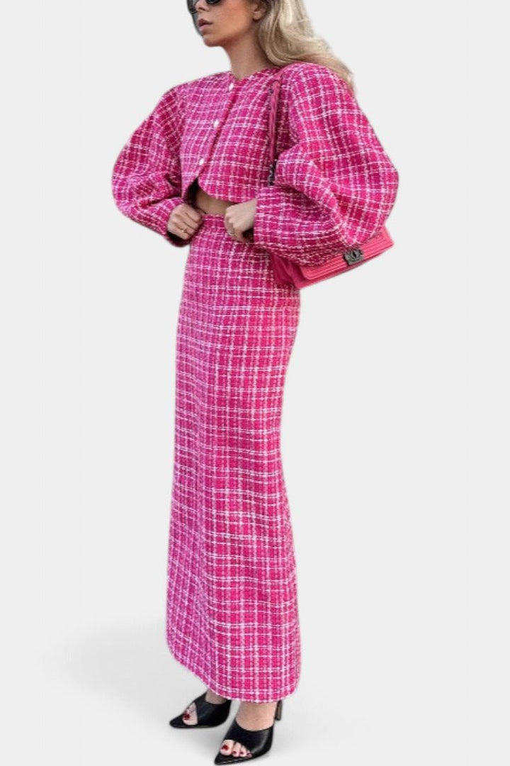 Ella Tweed Set - Chic Comfort for Effortless Style and Timeless Elegance