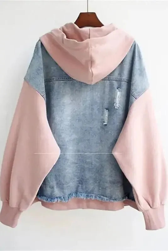 Ellen Bicolor Denim Jacket - Stylish Versatility for Effortless Everyday Looks