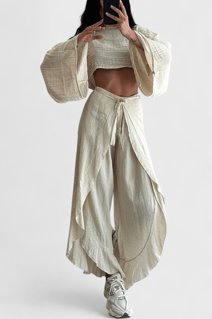 Emilie Chic Two-Piece Set for Effortless Style and Comfort