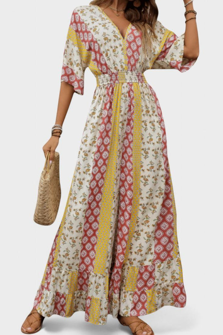 Emma Bohemian Mono Dress - Effortless Style for Every Occasion