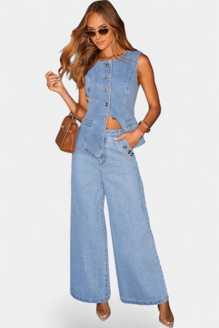 Emma Denim Set - Effortless Style and Comfort for Every Occasion