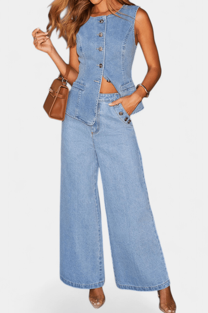 Emma Denim Set - Effortless Style and Comfort for Every Occasion