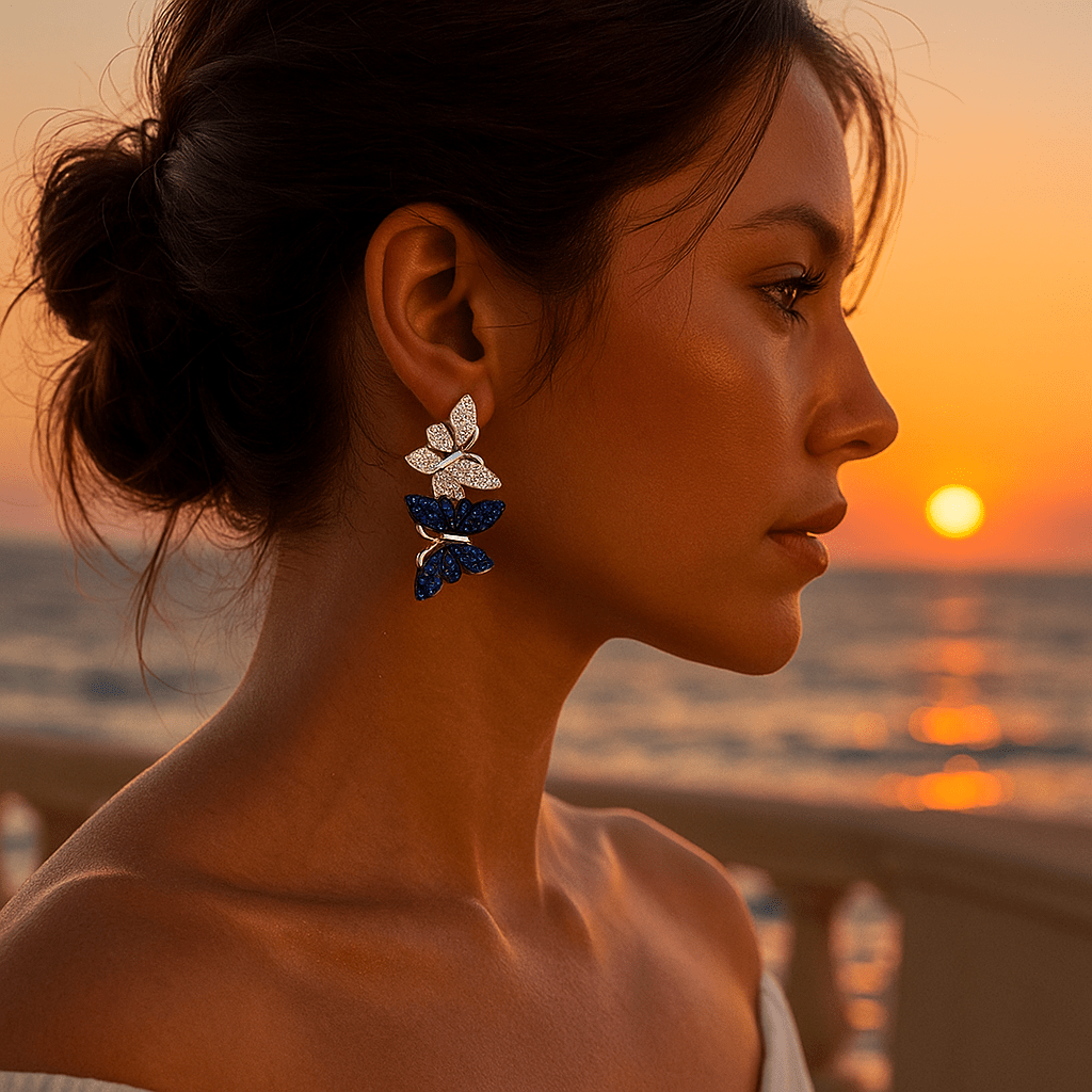 Aretes de Mariposa Emma: Elegancia y Originalidad para Realzar tu Estilo