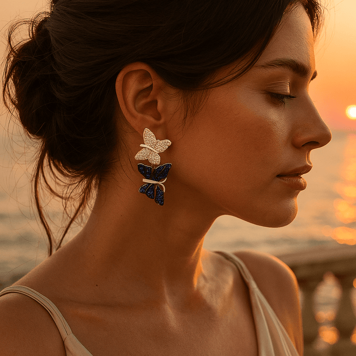 Aretes de Mariposa Emma: Elegancia y Originalidad para Realzar tu Estilo