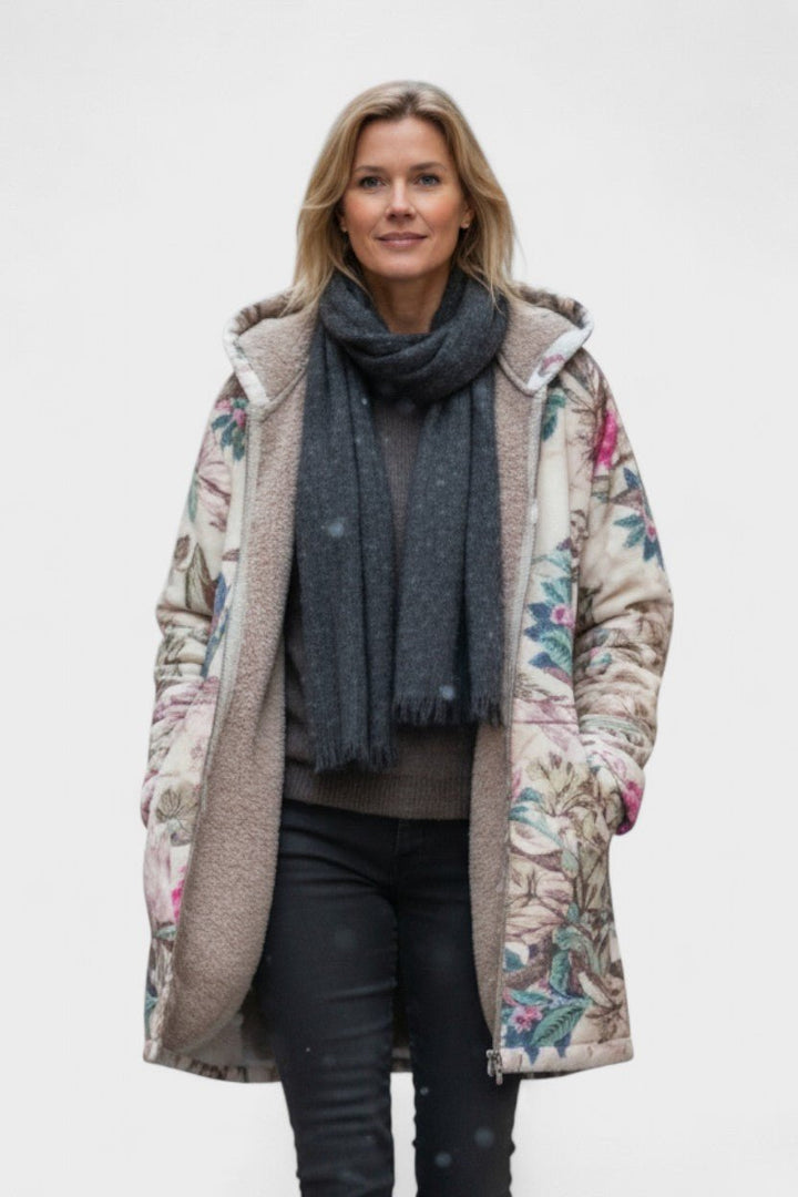 Fleural™ – Chaqueta de Forro Polar Blomster